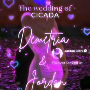 Wedding of Cicada🫶💗💍♾🔒👑