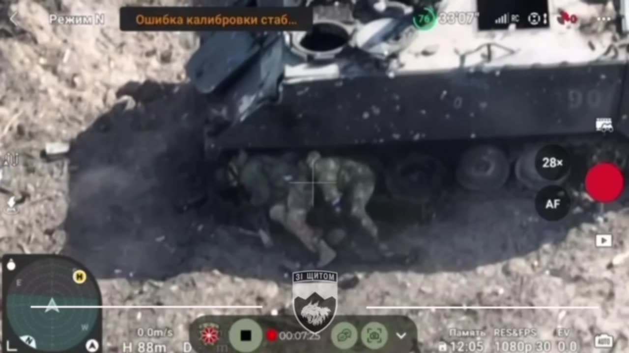 Wounded Russian Soldier Pulls Pin