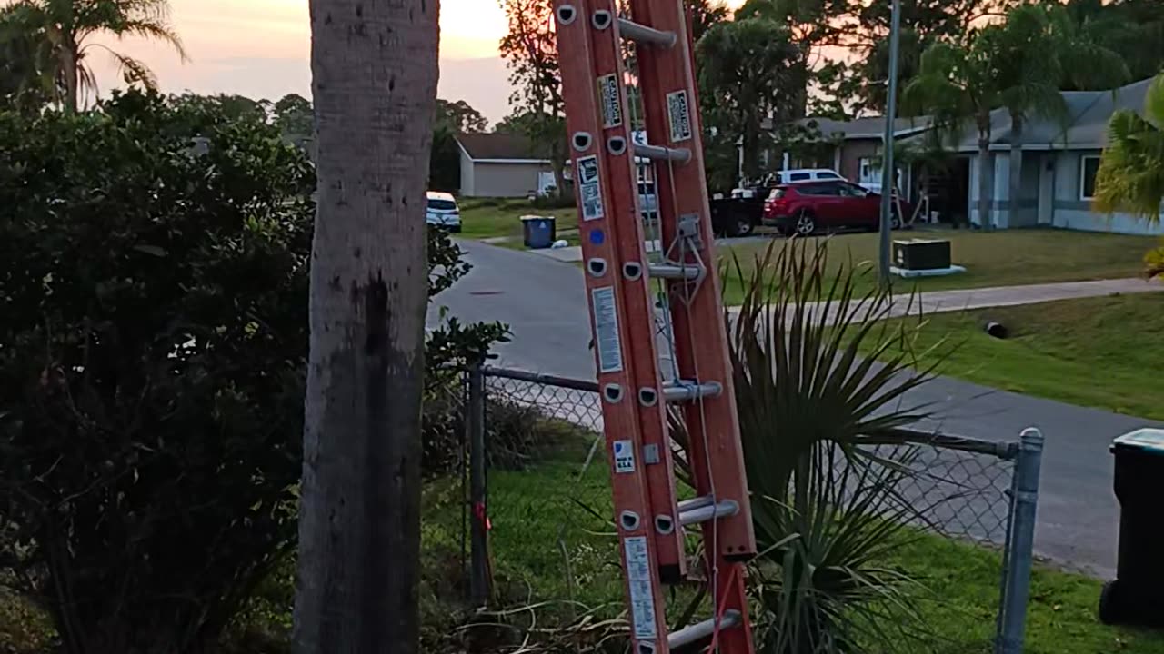 Only my husband Getting ready for hurricane season