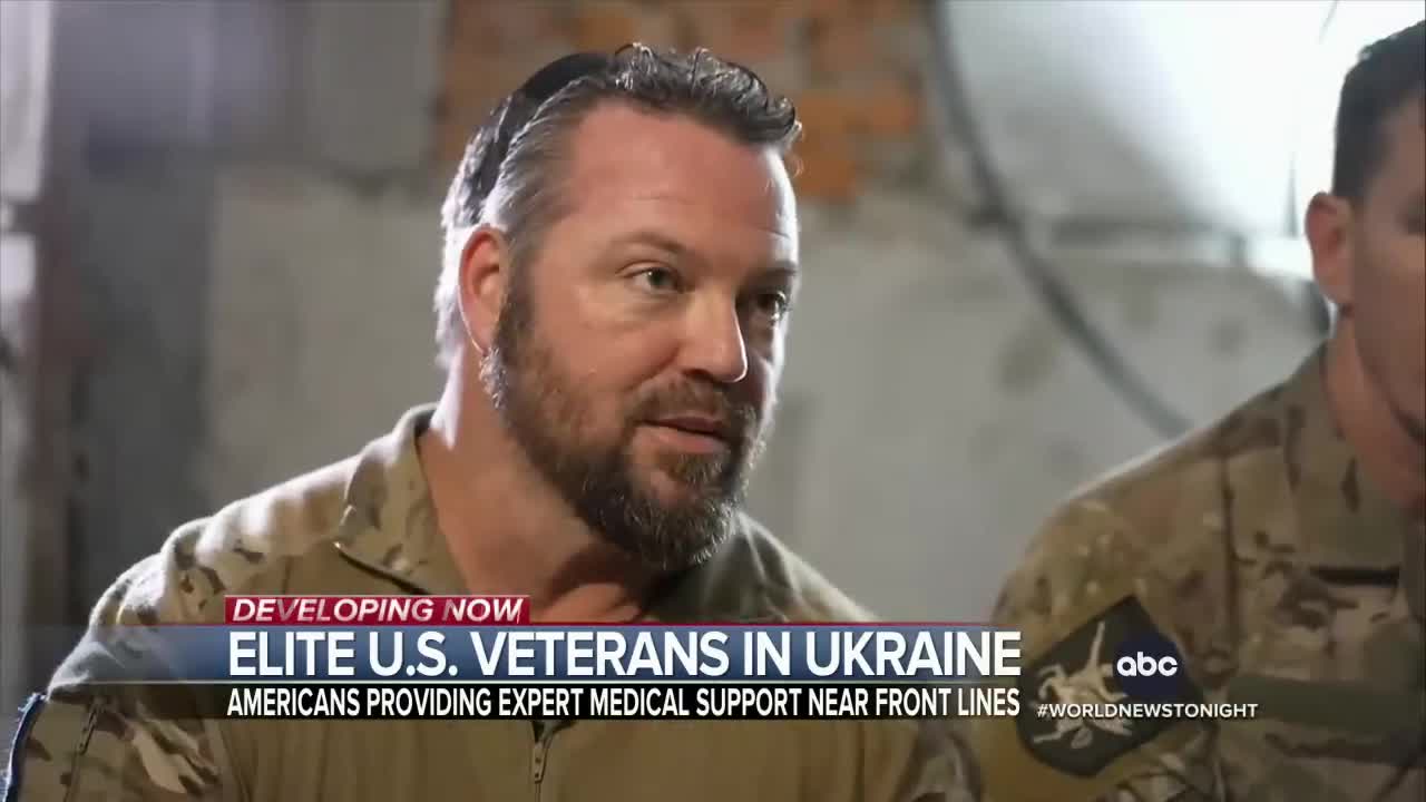 Elite US veterans volunteer in Ukraine