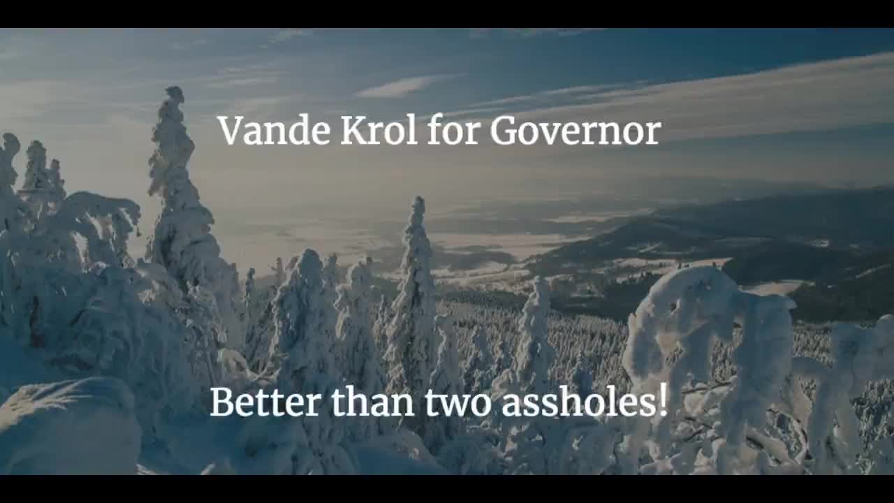 Introduction to Vande Krol for CO Governor!