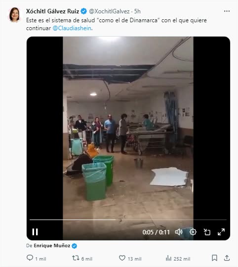 Xóchitl Gálvez ¿Éste es el sistema de salud de AMLO como Dinamarca?