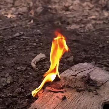 Fire 🔥 with an Apple 🍎 and a empty Lighter ✨🌸