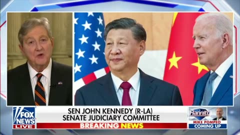 Sen. Kennedy issues chilling warning about China's reaction to Biden's weakness