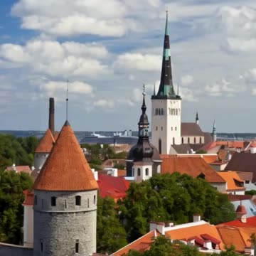 Panoramic view of Tallinn | Estonia | UNESCO World Heritage #tallinn #estonia