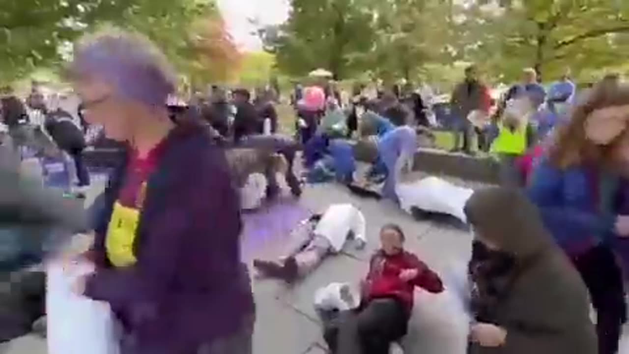 Remember those dancing nurses? Well, they're back, and this time they're dancing for climate change