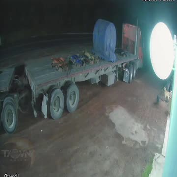 Security cameras captured something paranormal, It even made the dogs go crazy