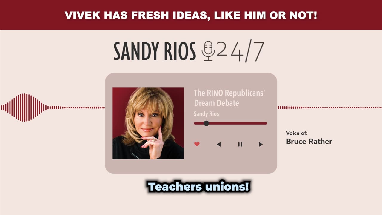 Sandy Rios & Bruce Rather: Vivek Is Like Trump!