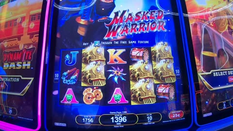 All Aboard Masked Warrior Slot Machine Play Bonuses Free Games!