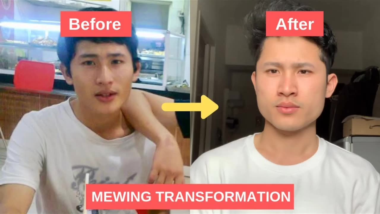 Crazy mewing transformation!!