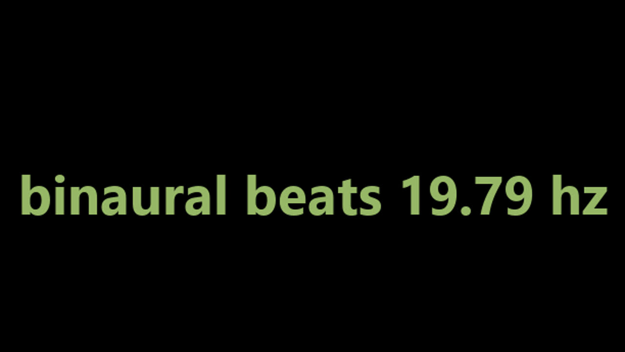 binaural beats 19.79 hz