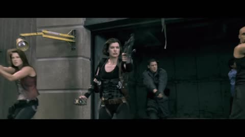 Resident Evil- Afterlife - Zombie Axeman vs Alice & Claire