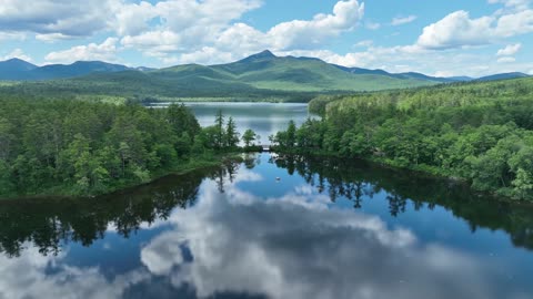 Mountain Lake Landscape Video Footage