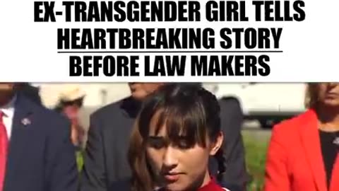 Ex-Transitioned Girl Tell Heartbreaking Story To Lawmakers