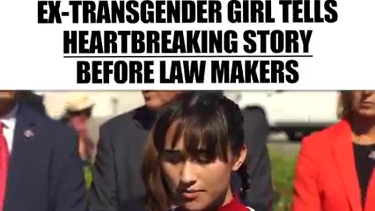 Ex-Transitioned Girl Tell Heartbreaking Story To Lawmakers