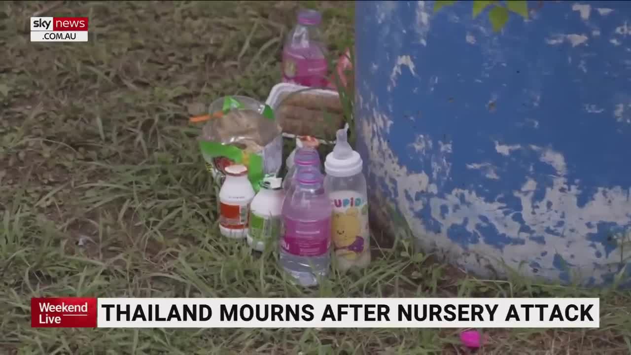 Devastated families mourn victims of pre-school attack in Thailand