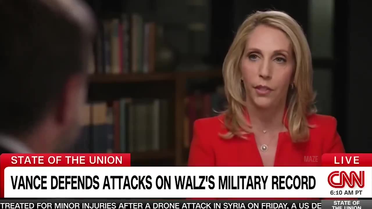 CNN’s Dana Bash transforms into a rabid bloodthirsty pit-bull interviewing JD Vance