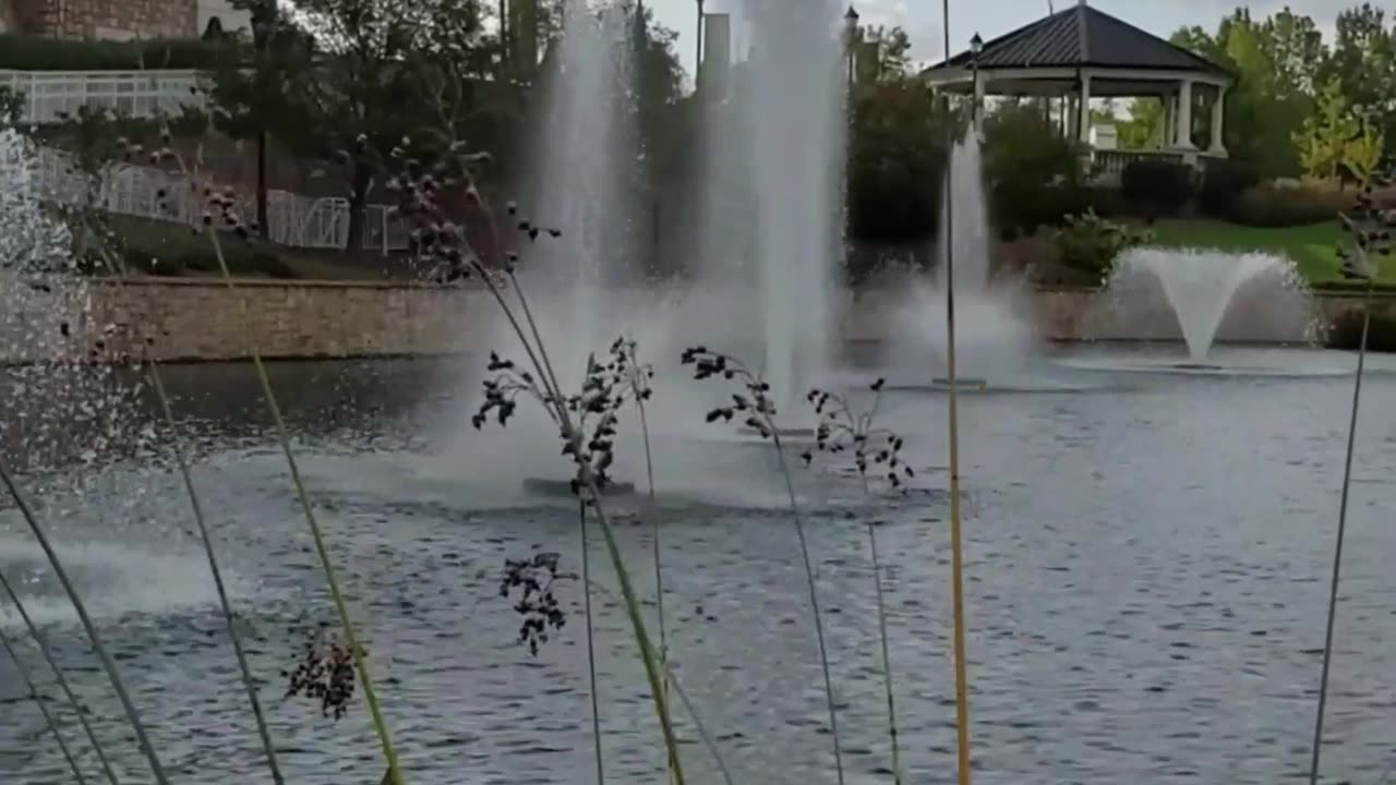 Water Fountain At The Bowl