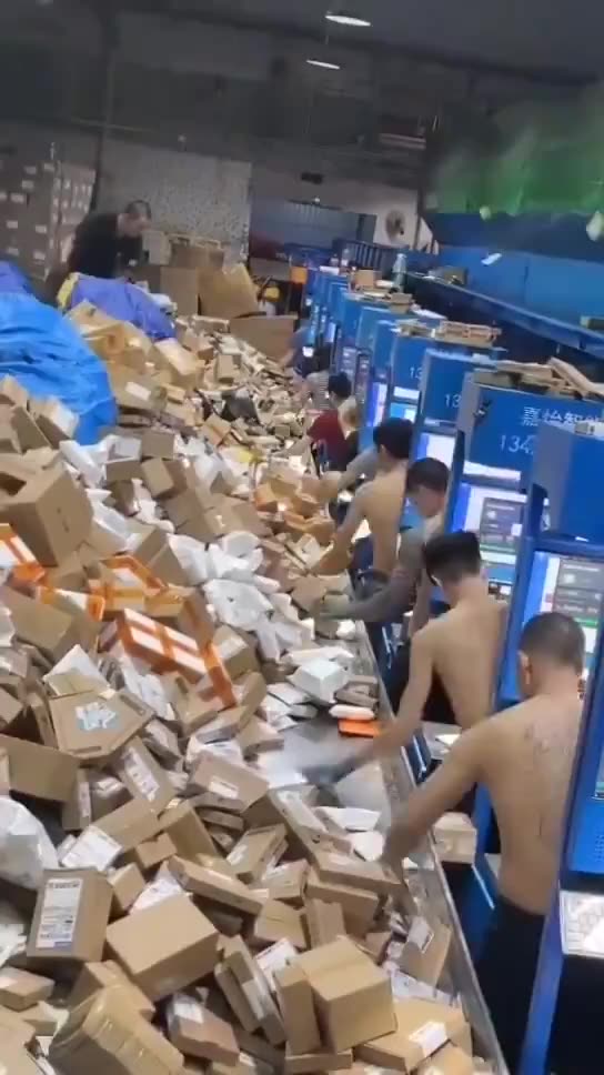 In case you wanted an Inside look into a Temu warehouse…