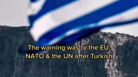 Greece has warned another war could be coming