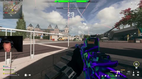 Running some call of duty