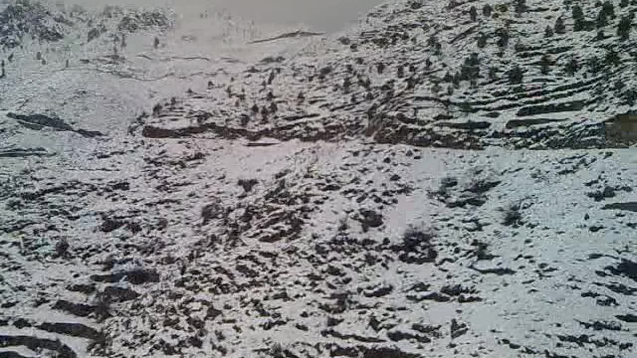 laram mountain Khyber Pakhtunkhwa dir. lower snowfall 2014