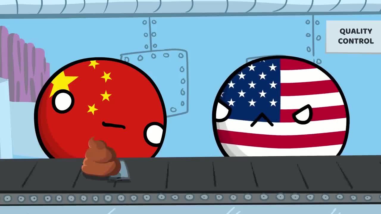 Huawei situation in America - Countryball animation