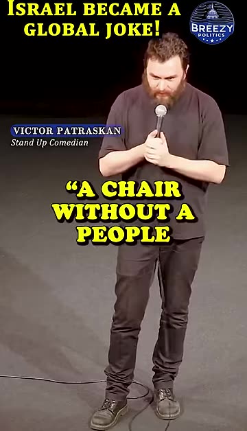 Romanian comedian talks to jew in the crowd