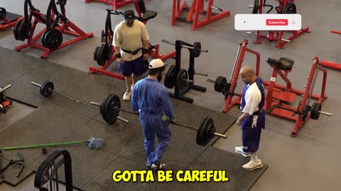 Cleaner GYM Prank