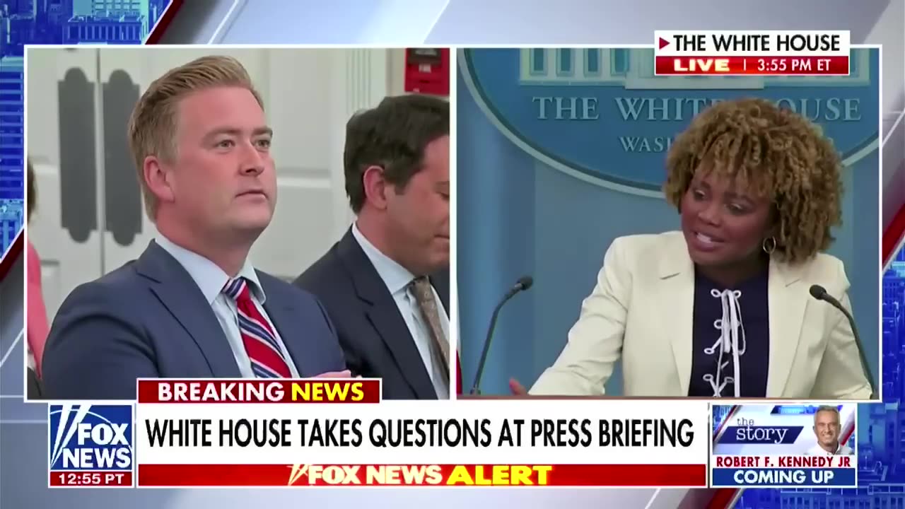 Jean-Pierre Shuts Down Doocy's Question About Kamala Harris' Accent: 'This Is Insane'