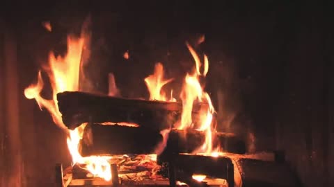 2 Beautiful Piano Music with Best Fireplace