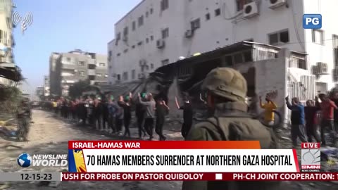 70 Hamas members surrender at northern Gaza hospital