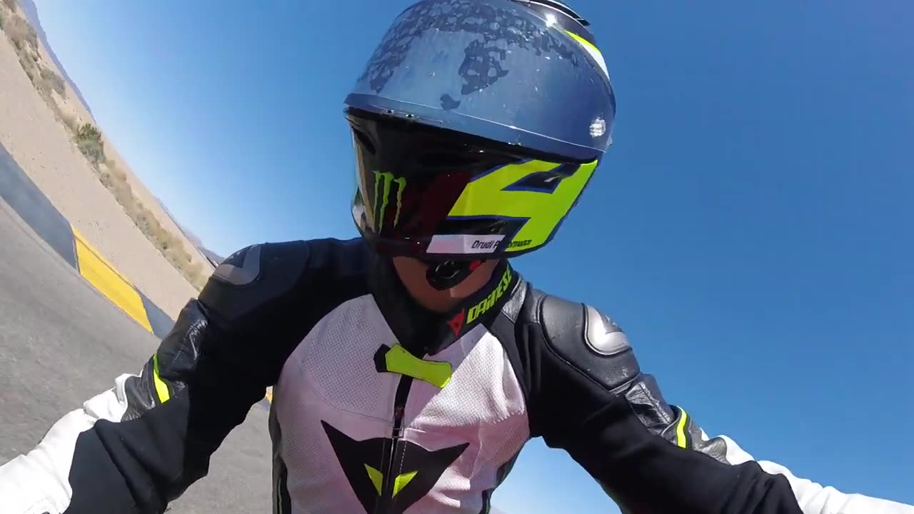 Chuckwalla Raceway rear facing view Ducati 1199 Tri-color 4/2/2016