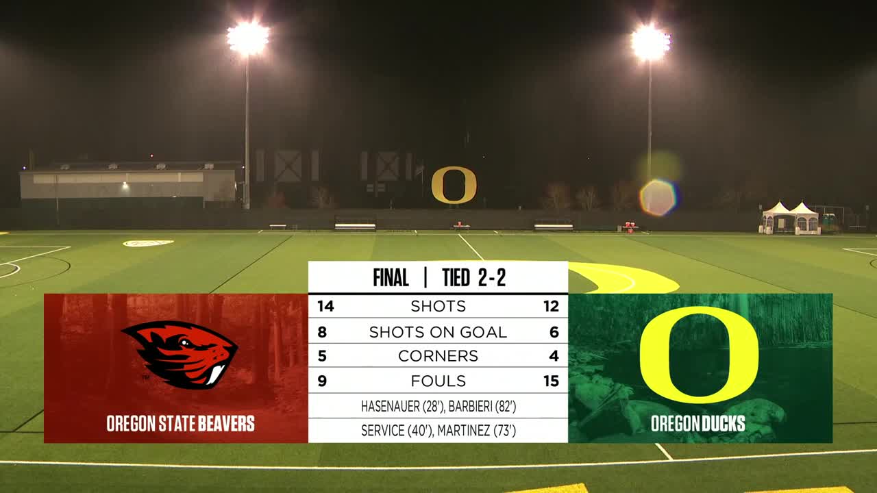 Oregon State vs. Oregon | Game Highlights | NCAA Women's Soccer | 2022 Season