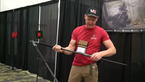 Spartan precision Carbonlite tent made of cuben fiber at the 2019 SCI show Reno