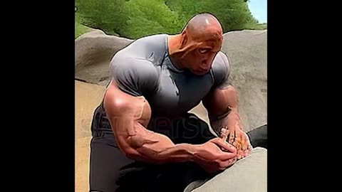 The Rock eating Rocks