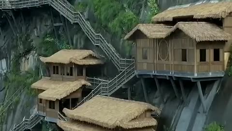 Village The Cliff Lodge in Jiangxi China🎇