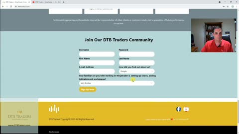 NinjaTrader 8 Tools - 00.1 - Registering as a Member for the DTB System