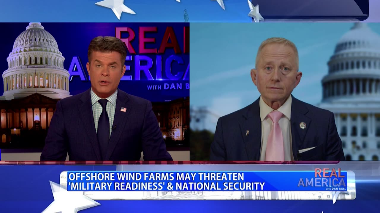 REAL AMERICA - Dan Ball W/ Rep. Jeff Van Drew, Wind Farms Kill Whales & National Security, 4/20/23