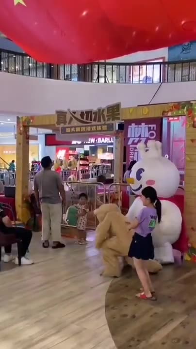 Funny bear & panda short video