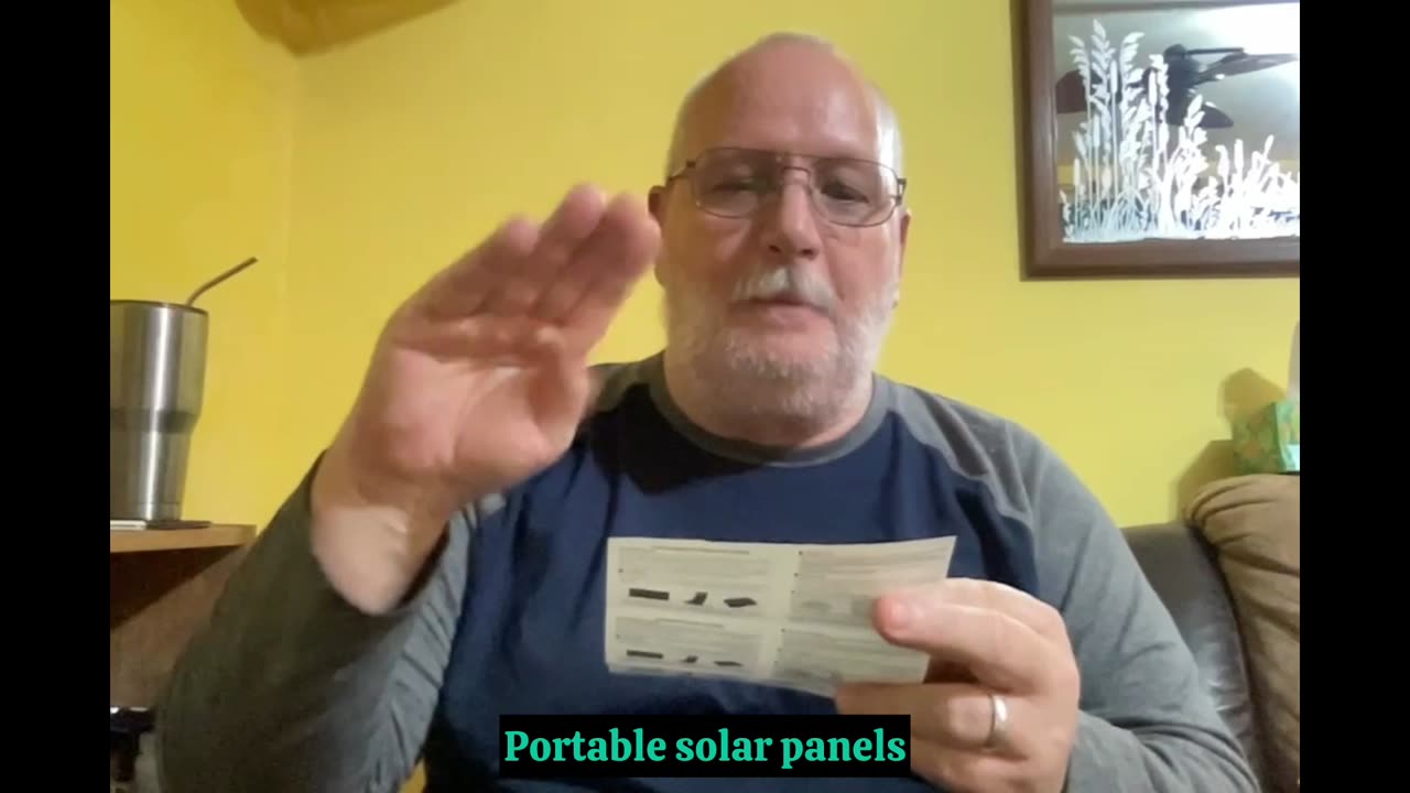 Portable solar panels