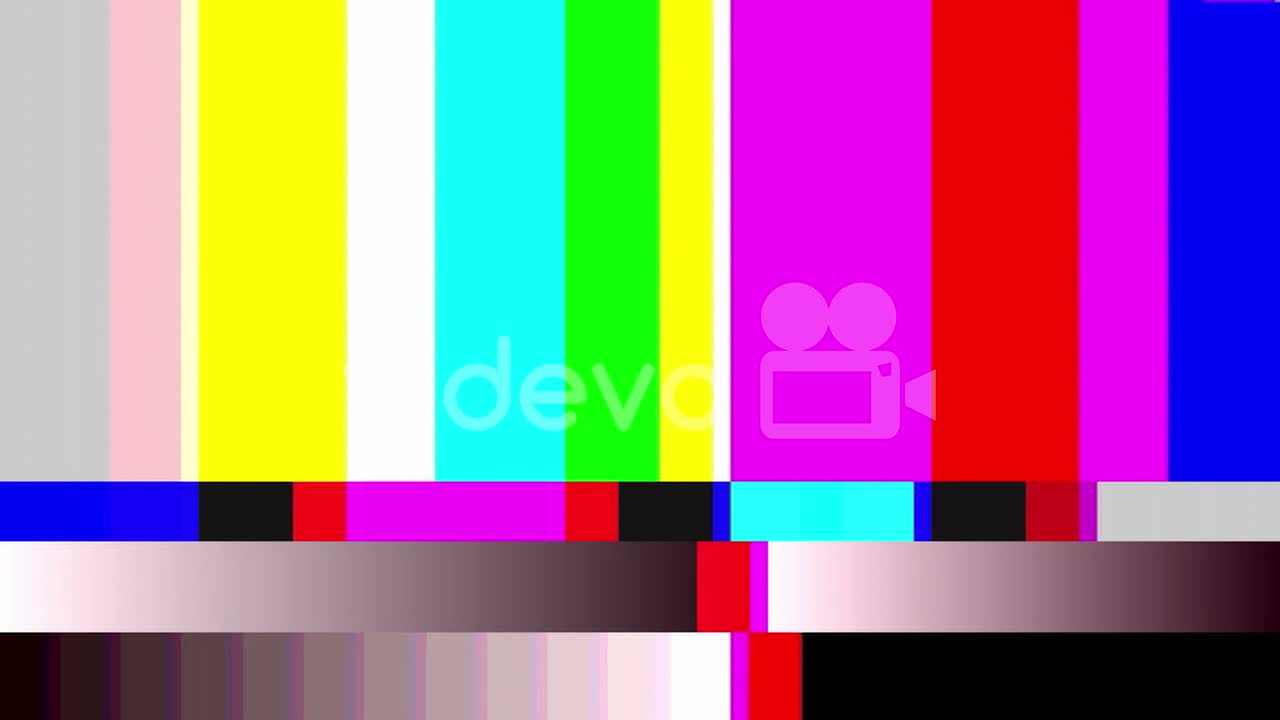 Tv Color Bars Malfunction (Loop)