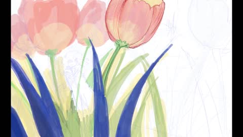 [Painting Process] Unebellenuit, Part VI.
