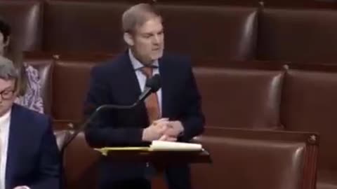 Jim Jordan Goes Off On House Floor.