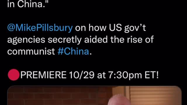 Kissenger was at the root of it, the US set up China's CDC and modern China..
