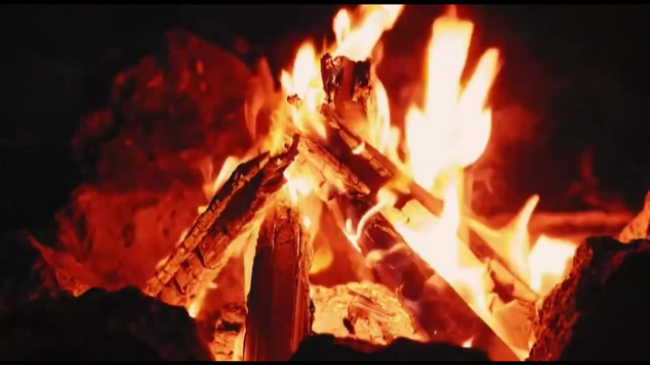 9 ★ Campfire Sounds ★ The Ultimate Stress Reliever ★ Soothing Crackling Fire ★