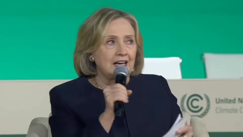 Hillary Clinton on recording deaths from climate change