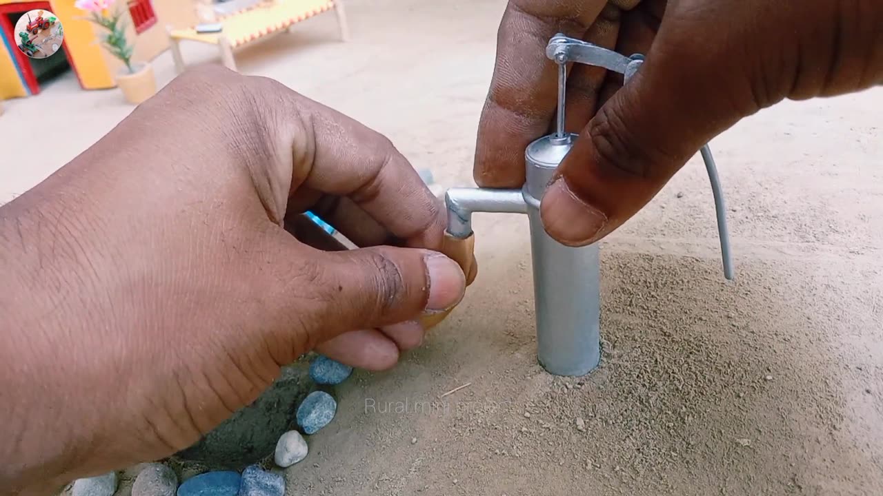 mini hand pump project and swimming pool(12)