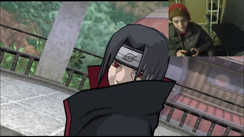 Jiraiya VS Itachi Uchiha In A Naruto Shippuden Clash of Ninja Revolution 3 Battle