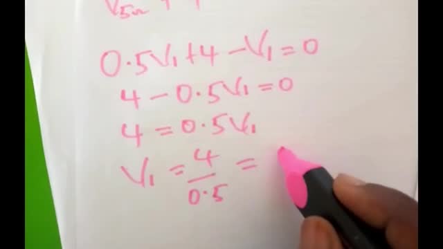 THEVENIN'S THEOREM WITH DEPENDENT SOURCE